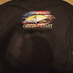 Ocean + Coast Outfitters Black Short Sleeve Tee